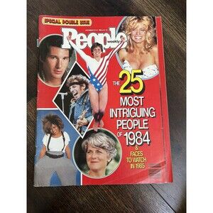 People Magazine December 24-31 1984 Farrah Fawcett Richard Gere etc.